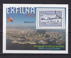 ESPAÑA - 2001 - Edifil 3816M - MUESTRA - Exfilna 2001 - Vigo - Valor Catalogo 24 € - Blocs & Hojas