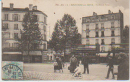 (92) BOULOGNE-sur-SEINE . Le Rond-Point  ( Tramways à Impériale Boulogne-Madeleine) - Boulogne Billancourt