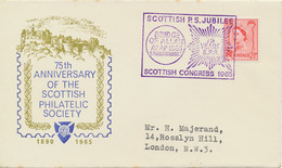 GB SPECIAL EVENT POSTMARK 1965 SCOTTISH P.S. JUBILEE SCOTTISH CONGRESS 1965 BRIDGE OF ALLAN STIRLINGSHIRE - Struck In - Covers & Documents