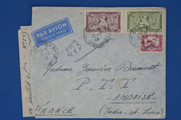 AV11 INDOCHINE  LETTRE D UNE PURE ARCHIVE.TOUCHANT..1948  TEMOIGNAGE DU FRONT + AFFR. INTERESSANT - Cartas & Documentos