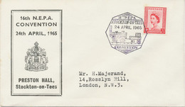 GB SPECIAL EVENT POSTMARK 1965 16TH. N.E.P.A. CONVENTION STOCKTON-ON-TEES - Struck In Blackish Violet - Brieven En Documenten