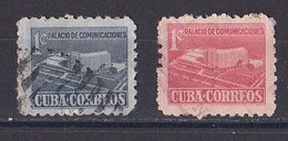 Cuba  République 1950-1959   Y&T  N ° 363 Et 477  Oblitéré - Usados