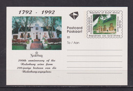 SOUTH AFRICA - 1992 Nederburg Unused Pre-Paid Postcard As Scan - Storia Postale