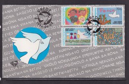 SOUTH AFRICA - 1994 Peace Set FDC As Scan - Briefe U. Dokumente