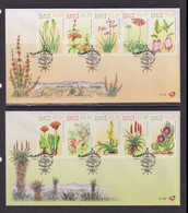 SOUTH AFRICA - 2000 Medicinal Plants Set FDC X 2 As Scan - Lettres & Documents