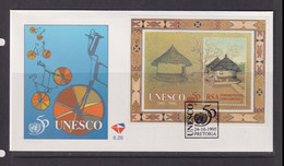 SOUTH AFRICA - 1995 UNESCO  Miniature Sheet FDC  As Scan - Cartas & Documentos