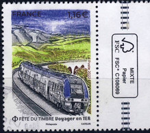 XXXX  FETE Du TIMBRE   OBLITERE  ANNEE 2022 Thème Du VOYAGE Bord  De Feuille - Used Stamps