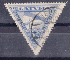 Latvia Lettland 1921 Airmail Mi#76 Used - Lettland