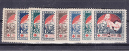 Latvia Lettland 1920/1921 Mi#51-54 And Mi#65-68 Z, Mint Hinged - Lettland