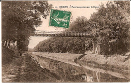 1H8 --- 35 REDON Pont Suspendu Sur Le Canal - Redon