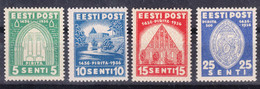 Estonia Estland 1936 Mi#120-123 Mint Never Hinged - Estonie