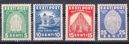 Estonia Estland 1936 Mi#120-123 Mint Hinged - Estonia