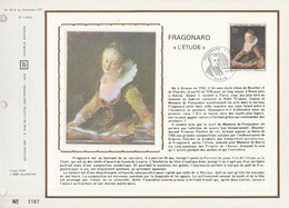 DOCUMENT FDC 1972 PEINTURE DE FRAGONARD - 1970-1979