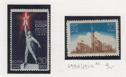 Sowjet-Unie Jaar 1939 Michel-cat 693A/694A ** - Sonstige & Ohne Zuordnung