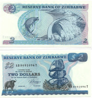 Delcampe - Zimbabwe 2 Dollars 1983 P-1 UNC - Zimbabwe