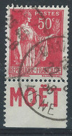 PI-/-147- N° 283h,  TYPE IV, OBL.,  PUB " MOET  " , IMAGE DU VERSO SUR DEMANDE, - Used Stamps