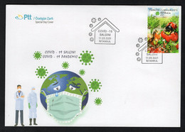 Turkey/Turquie 2021 - CORONA -  Covid -19 Salgini - Covid - 19 Pandemic - Superb*** - Excellent Quality - Storia Postale