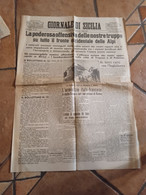 GIORNALE DI SICILIA 25 GIUGNO  1940 - Weltkrieg 1939-45