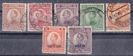 Yugoslavia Kingdom 1923/4 Mi#169-175 Used - Usados