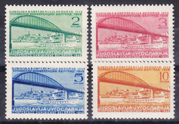 Yugoslavia Republic, Danube Conference 1948 Mi#548-551 Mint Never Hinged - Unused Stamps
