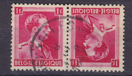 Belgium 1936 Mi. 424xa 1 Fr. Leopold III. Tête-Bêche Pair Paare - 1934-1935 Leopoldo III