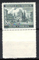 Boheme Et Moravie 1940 Mi 59 Zf (Yv 58), (MNH)** Avec Vignette, - Ungebraucht