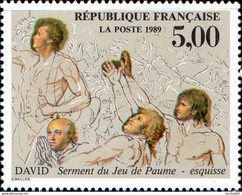 "Oeuvre De Jacques-Louis David - Serment Du Jeu De Paume - Esquisse" 1989 - 2591 - Ongebruikt