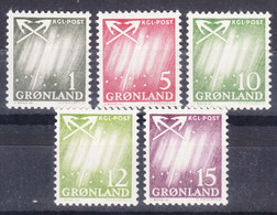 Gronland Greenland 1963 Mi#47-51 Mint Never Hinged - Ungebraucht