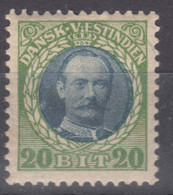 Denmark Danish Antilles (West India) 1907 Mi#44 Mint Hinged - Danimarca (Antille)