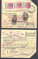 Cb0151 ZAIRE 1973, Mobutu Stamps On Kisangani Mandat To Mbandaka With Lisala Registration Label - Oblitérés