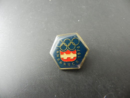 Old Badge Österreich Austria - Olympic Games Innsbruck 1976 - Non Classificati