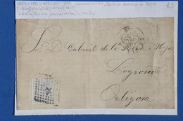 N30 ESPANA BELLE LETTRE 1879  + ANDALUCIA   BAJA   SEVILLA POUR ORTIGOSA   +++++ AFFRANCH. ETOILE INTERESSANT - Covers & Documents