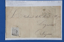 N30 ESPANA BELLE LETTRE 1879  + ANDALUCIA   BAJA   SEVILLA POUR ORTIGOSA   +++++ AFFRANCH. ETOILE INTERESSANT - Lettres & Documents