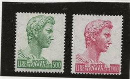 ITALIE - TIMBRES N° 738 -739  NEUF SANS CHARNIERE - ANNEE 1957 - COTE :12 € - 1946-60: Nieuw/plakker