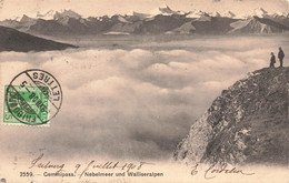 Loèche-les-Bains  - Leukerbad - Louèch-les-Bains Gemmipass Nebelmeer Und Walliseralpen 1908 - Loèche