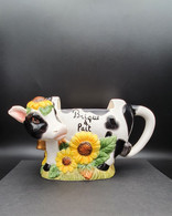 ✅Vintage Vache Creamer 1970 Céramique TBE #peintmain #cow #vintage - Zonder Classificatie