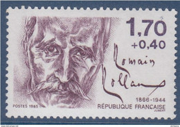 "Personnages Célèbres - Ecrivains - Romain Rolland" 1985 - 2355 - Ongebruikt