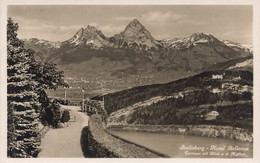 Seelisberg Hotel Bellevue Terrasse Mit Blick Auf Die Mythen - Seelisberg