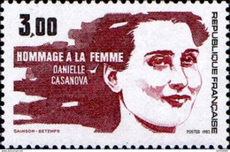 "Hommage à La Femme - Danielle Casanova" 1983 - 2259 - Ongebruikt