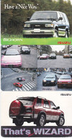 3 X Japan Phonecards Auto Cars Isuzu - Cars