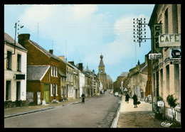 Cpsm - 7692 - BERLAIMONT - Rue Du 5 Novembre - Café - Animée - Primagaz - Edit. CIM - Berlaimont