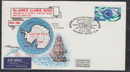 New Zealand 1972 Antarctica/ Cover James Clark Ross  Ca Antarctic Treaty 30 Oct. 1972 (57777) - Storia Postale