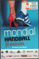 Autocollant Mondial Handball Féminin 2007 Aux Arènes De Metz - Handball