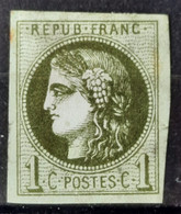 France 1870 Emission De Bordeaux N°39B Neuf (*) Pelurage  Cote 110€ - 1870 Emission De Bordeaux