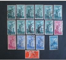 ITALIA Posta Aerea,democratica,italia Lavoro, Siracusana, Svariati Francobolli Varie Annate +5 FOTOGRAFIE - Revenue Stamps