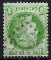 FRANCE Ca.1872: Le Y&T 53f (fond Ligné) TB Obl. GC 2785 (Paray-le-Monial, S&L, Ind.4) - 1871-1875 Cérès