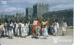 BRAZIL(Telebras) - Encenacao Da Paixao De Cristo En Nova Jerusalem, 04/95, Used - Brazil
