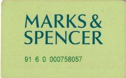 GREECE - Marks & Spencer, Member Card, Used - Unclassified