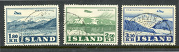 -Iceland-1952-"Plane Over Glacier"  USED - Aéreo