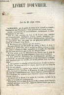 Livret D'ouvrier De 1860. - Anonyme - 1860 - Non Classificati